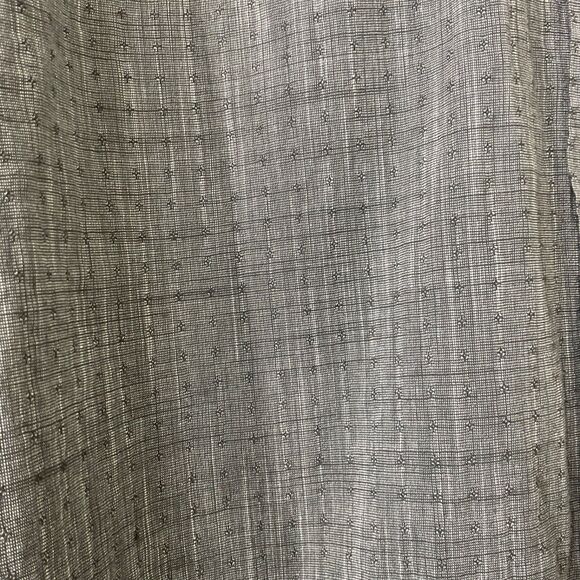 ROWM  Button Down collar shirt Men’s XL gray bloke core textured Geometric - Picture 2 of 8